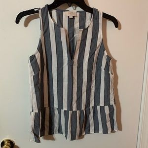 LOFT Striped Tank